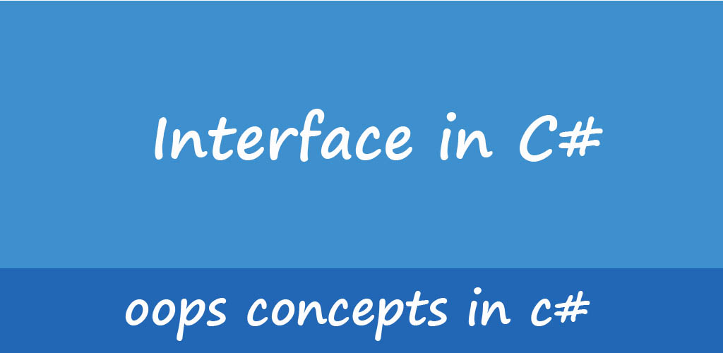 Interface in c# with example