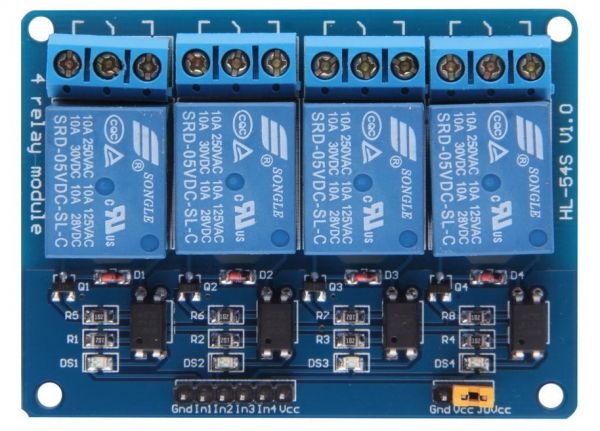 Arduino 4-Relay 5v module