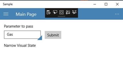 UWP adaptive ui