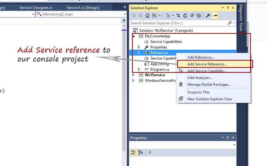 Add Service Reference